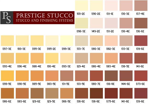 Stucco Color Chart